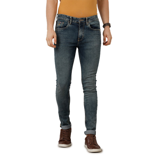 Light Blue Tinted Jeans Lean Fit