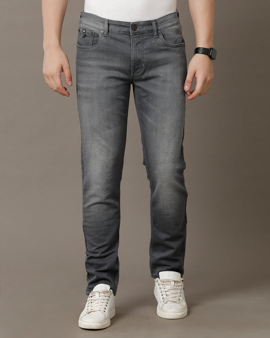 Double Two Slim Fit Grey Jeans