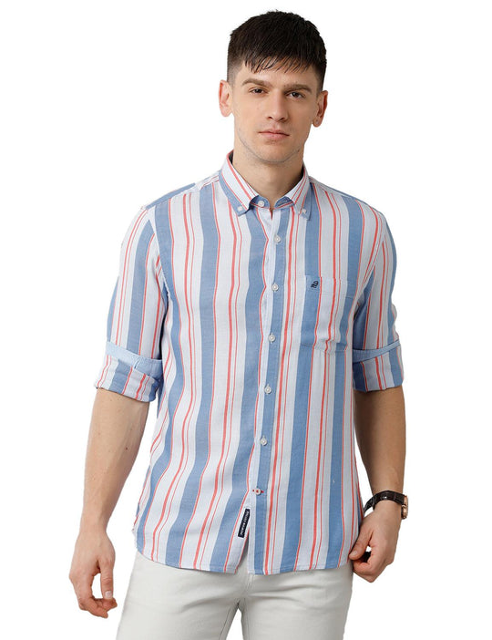 Blue Stripes Casual Shirt