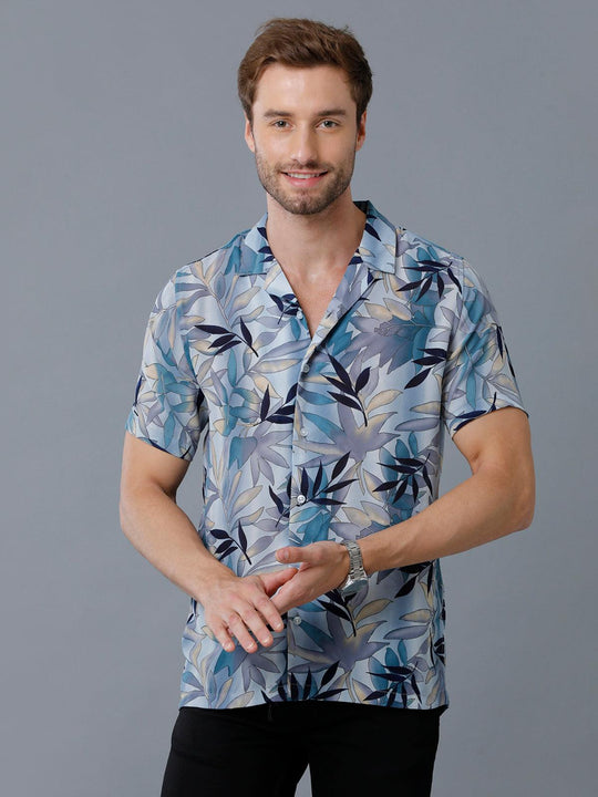 Multi Printed Casual Shirt Slim Fit