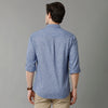 Load image into Gallery viewer, Blue Slub Casual Shirt