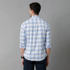 Sky Blue Checks Shirt