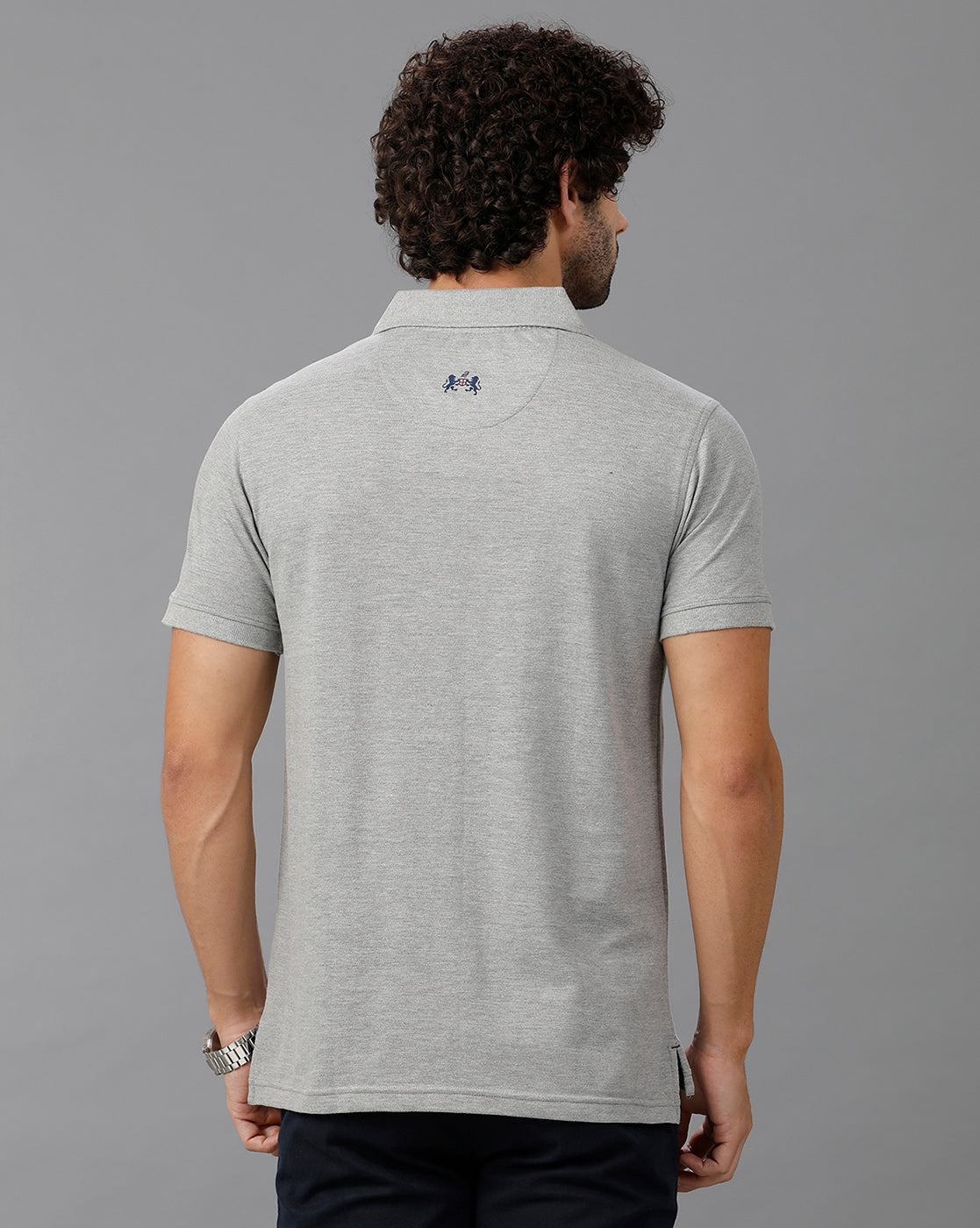 Grey Future Classic Solid Polo T-Shirts