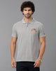 Grey Future Classic Solid Polo T-Shirts