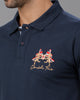 Navy Blue Future Classic Solid Polo T-Shirts