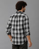 Grey Waffle Checks Shirt