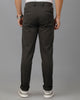 Lean Fit Cross Pocket Solid Light Grey Cotton Trouser