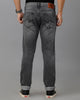 Knitted Dobby Solid Grey Denim