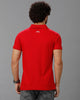 Red Future Classic Solid Polo T-Shirts