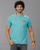 Blue Future Classic Solid Polo T-Shirts