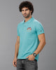 Blue Future Classic Solid Polo T-Shirts