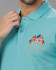 Blue Future Classic Solid Polo T-Shirts