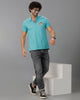 Blue Future Classic Solid Polo T-Shirts