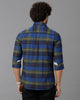 Navy Blue Oxford Checks Shirt