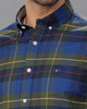 Navy Blue Oxford Checks Shirt