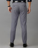 Mild/Dark Blue Formal Checks Cotton Lycra Trouser