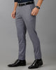 Mild/Dark Blue Formal Checks Cotton Lycra Trouser