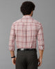 Beige Twill Checks Shirt