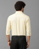 Yellow Oxford Lycra Solid Cotton Shirt