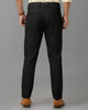 Grey Formal Checks Cotton Lycra Trouser