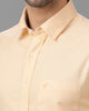 Beige Oxford Solid Cotton Shirt