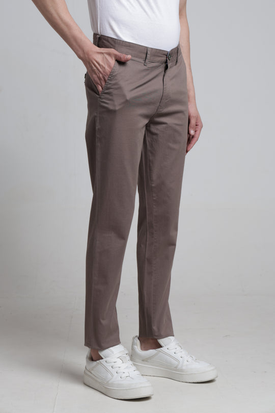 Mens Cross Pocket Solid Trouser