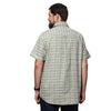 Big & Bold Checks Green Half Sleeves Slim Fit Casual Shirts (Plus Size) - Double Two