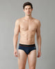 Double Two Men’s Mid Waist Solid Briefs Pack of -1