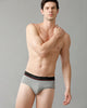 Double Two Men’s Mid Waist Solid Briefs Pack of -1