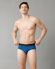 Double Two Men’s Mid Waist Solid Briefs Pack of -1