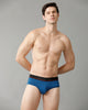 Double Two Men’s Mid Waist Solid Briefs Pack of -1