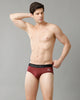 Double Two Men’s Mid Waist Solid Briefs Pack of -2