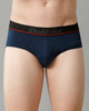 Double Two Men’s Mid Waist Solid Briefs Pack of -2