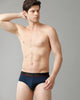 Double Two Men’s Mid Waist Solid Briefs Pack of -2