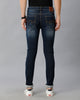 Dark Blue Whisker Brushed Casual Denim - Double Two