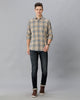Load image into Gallery viewer, Dark Blue Whisker Brushed Tinted Casual Denim - Double Two
