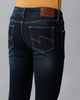 Dark Blue Dark Wash With Mild Brushing Casual Denim - Double Two