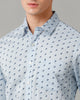 Double Two Men's Coral Oxford Cotton Shirt