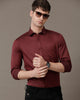 Double Two Men's Solid Pointed Collar Shirt