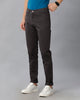 Load image into Gallery viewer, Grey Solid Casual Cotton Trouser