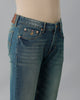Load image into Gallery viewer, Mid Blue Whisker Brushed Tinted Casual Denim - Double Two