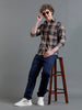 Men Solid  Whisker Dark Blue Denim