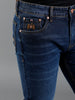 Men Solid  Whisker Blue Denim