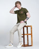 Olive Future Classic Solid Polo T-Shirts