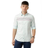 Load image into Gallery viewer, Pista Green Engineering Stripes Casual Shirt - Double Two