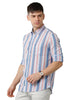 Blue Stripes Casual Shirt - Double Two