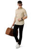 Load image into Gallery viewer, Beige Solid Casual Shirt - Double Two