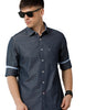 Load image into Gallery viewer, Dark Grey Solid Casual Shirt - Double Two