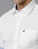 Men Solid Oxford Slim Fit Casual Shirt - Double Two