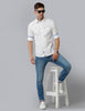 Load image into Gallery viewer, Men Solid Oxford Slim Fit Casual Shirt - Double Two